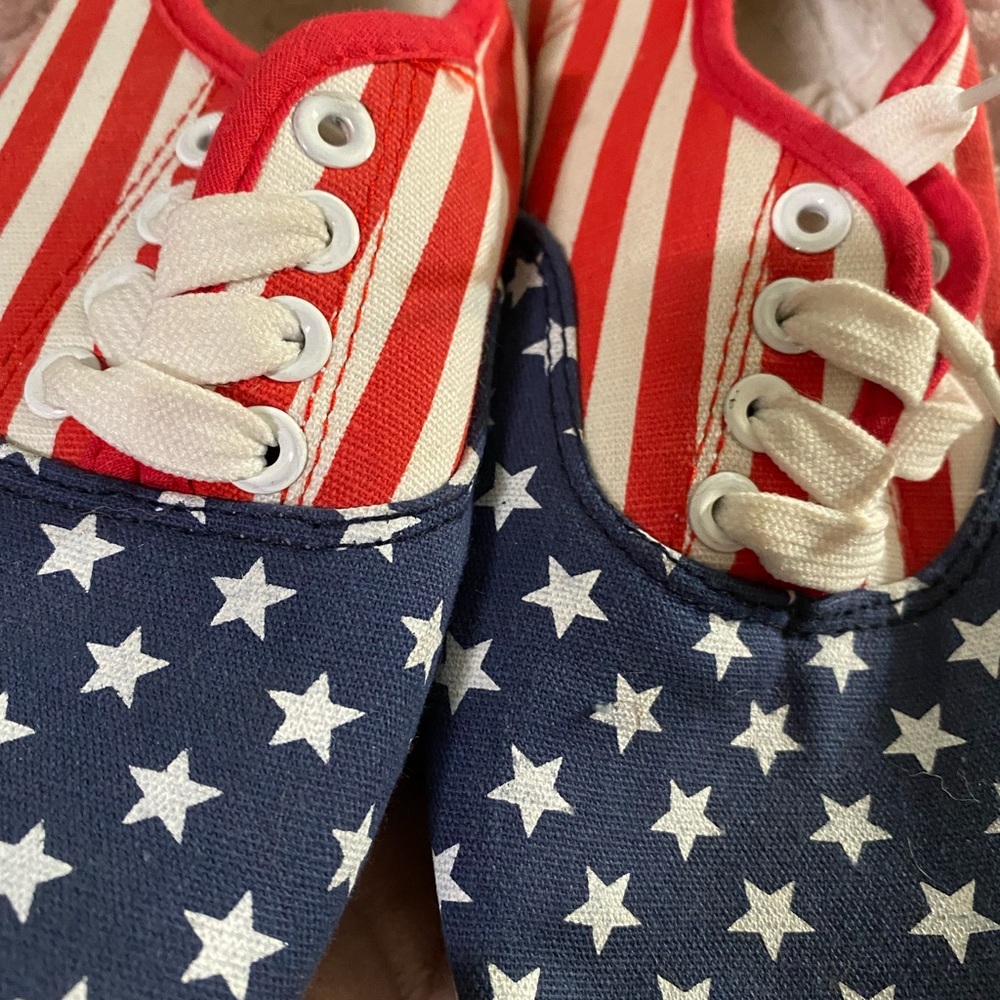 American flag sneakers